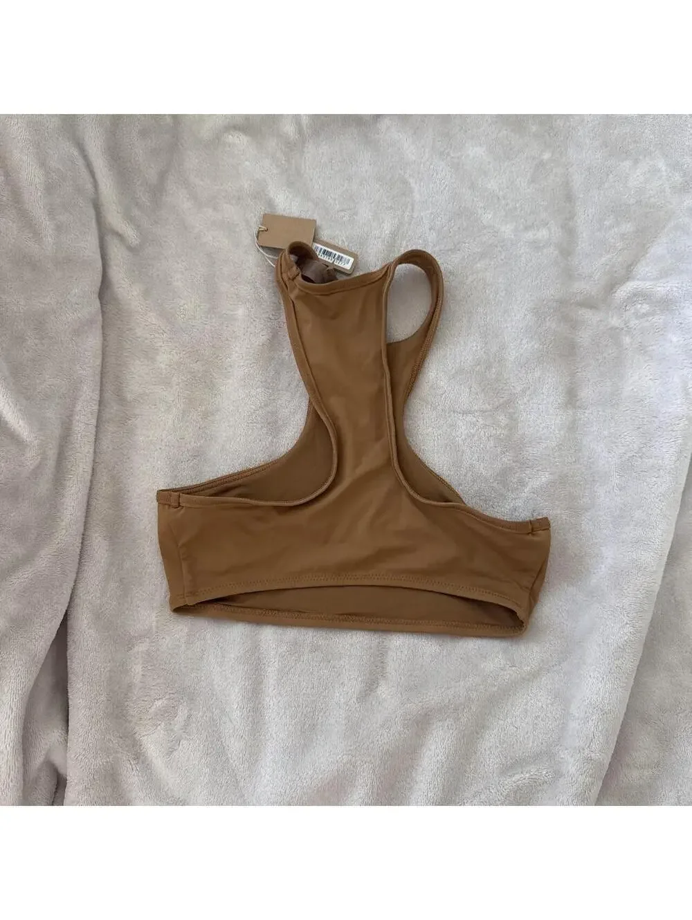 Skims racer back high neck swim top (bikini top) NWT size XS